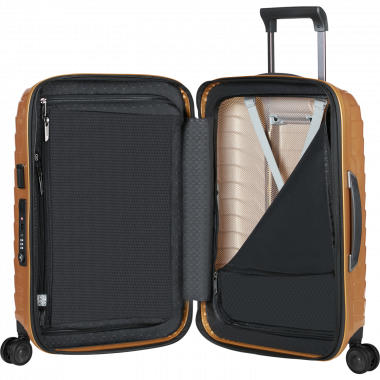 Чемодан 20 дюймов Samsonite PROXIS Spinner expandable 55cm золотой (ручная кладь)