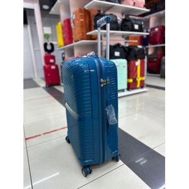 Чемодан 28 дюймов Travel Speed синий из полипропилена
