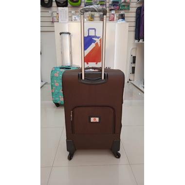 Чемодан тканевый Livings 26 дюймов коричневый