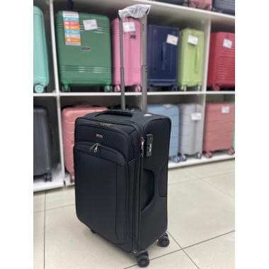 Чемодан тканевый Mironpan 24 дюйма черный (м26)