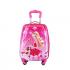 Детский чемодан на колёсах "Барби" с собачкой, размер 16 дюймов