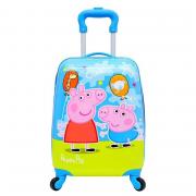 Детский чемодан на колёсах "Свинка Пеппа", размер 16 дюймов