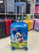 Детский чемодан "Микки Маус и Дональд Дак", размер 20 дюймов