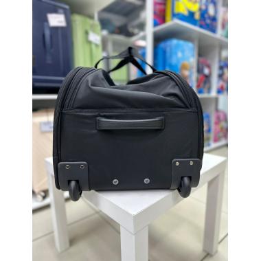 Дорожная сумка на колёсах "Mironpan" L черная (М20)